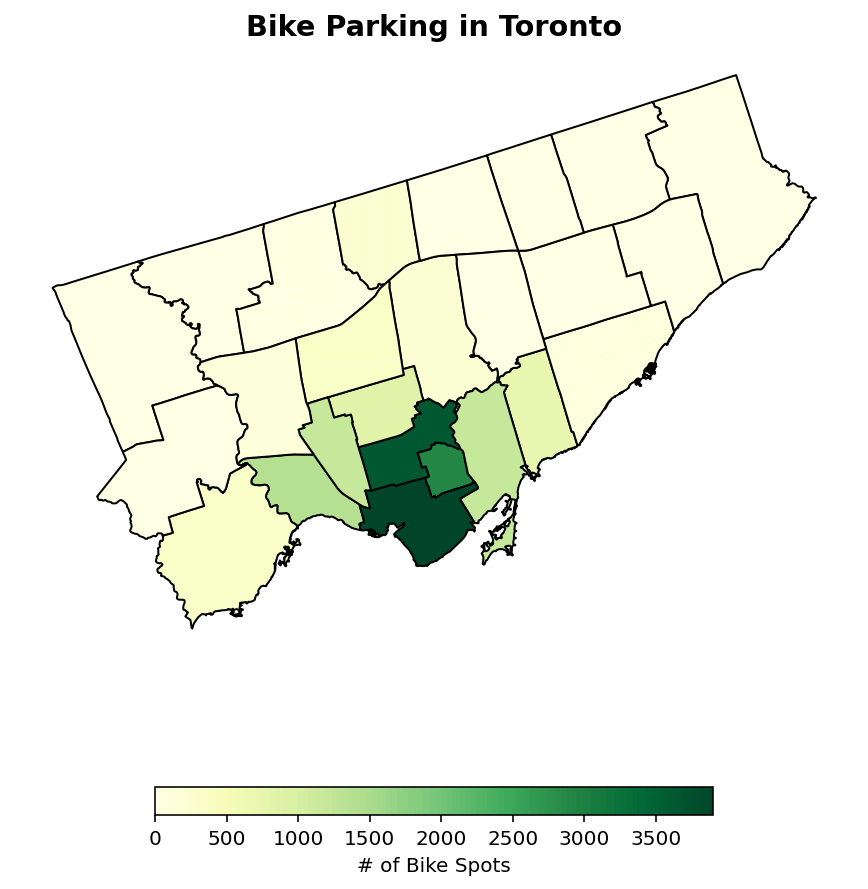 A styled choropleth map