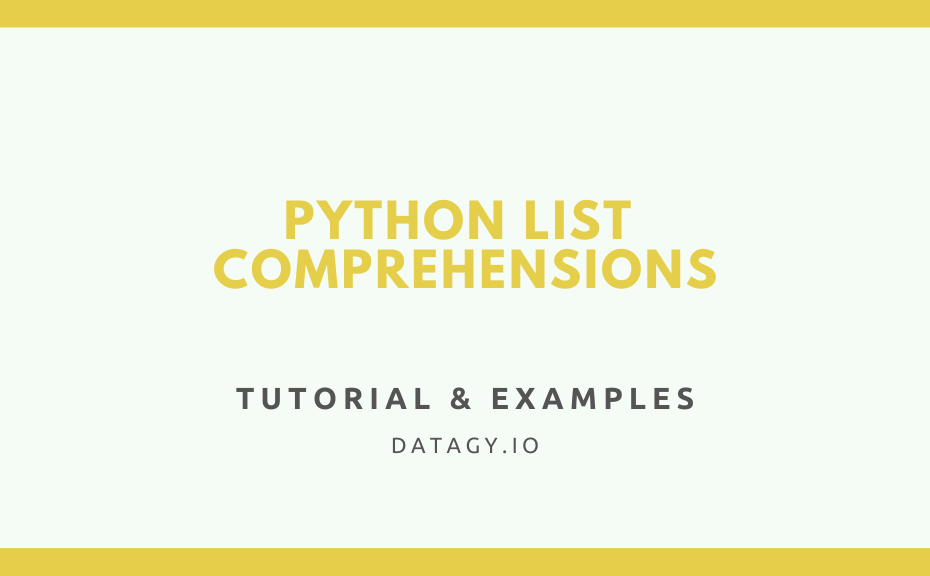 Python list comprehension