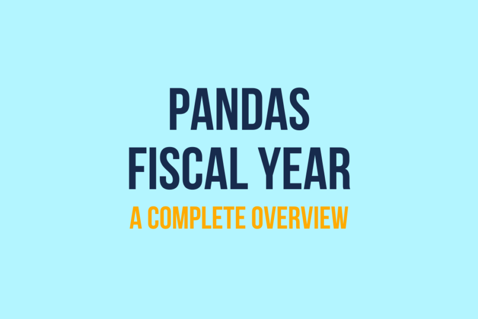 Pandas fiscal year cover image