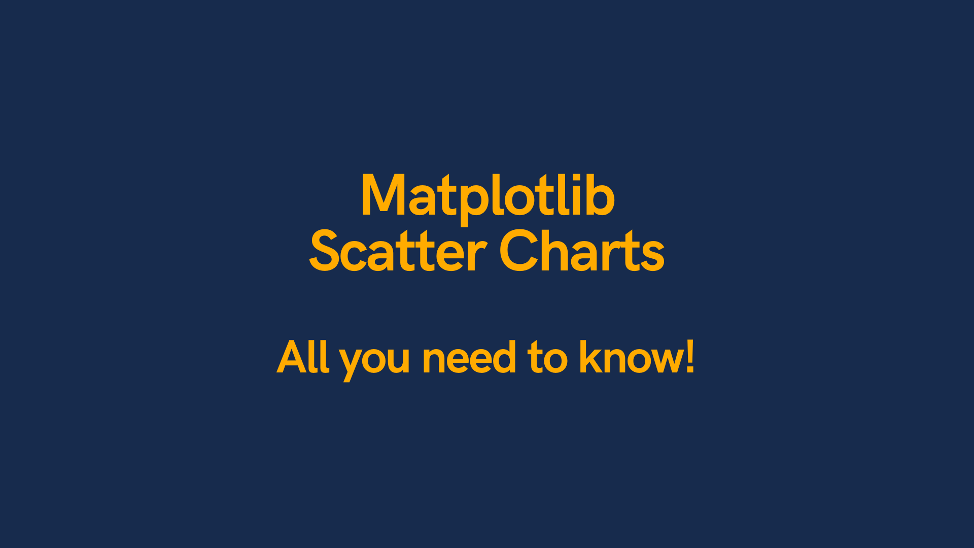 scatter plot matplotlib labels