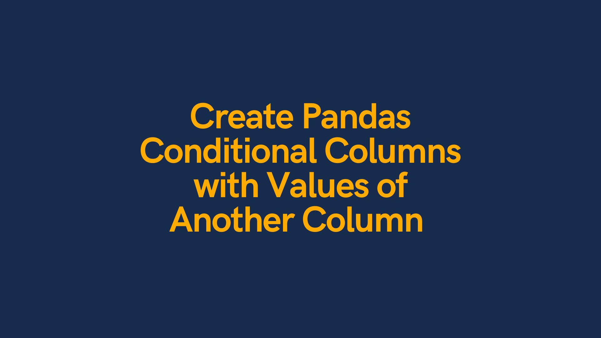 Pandas Create New Column Equal To Index