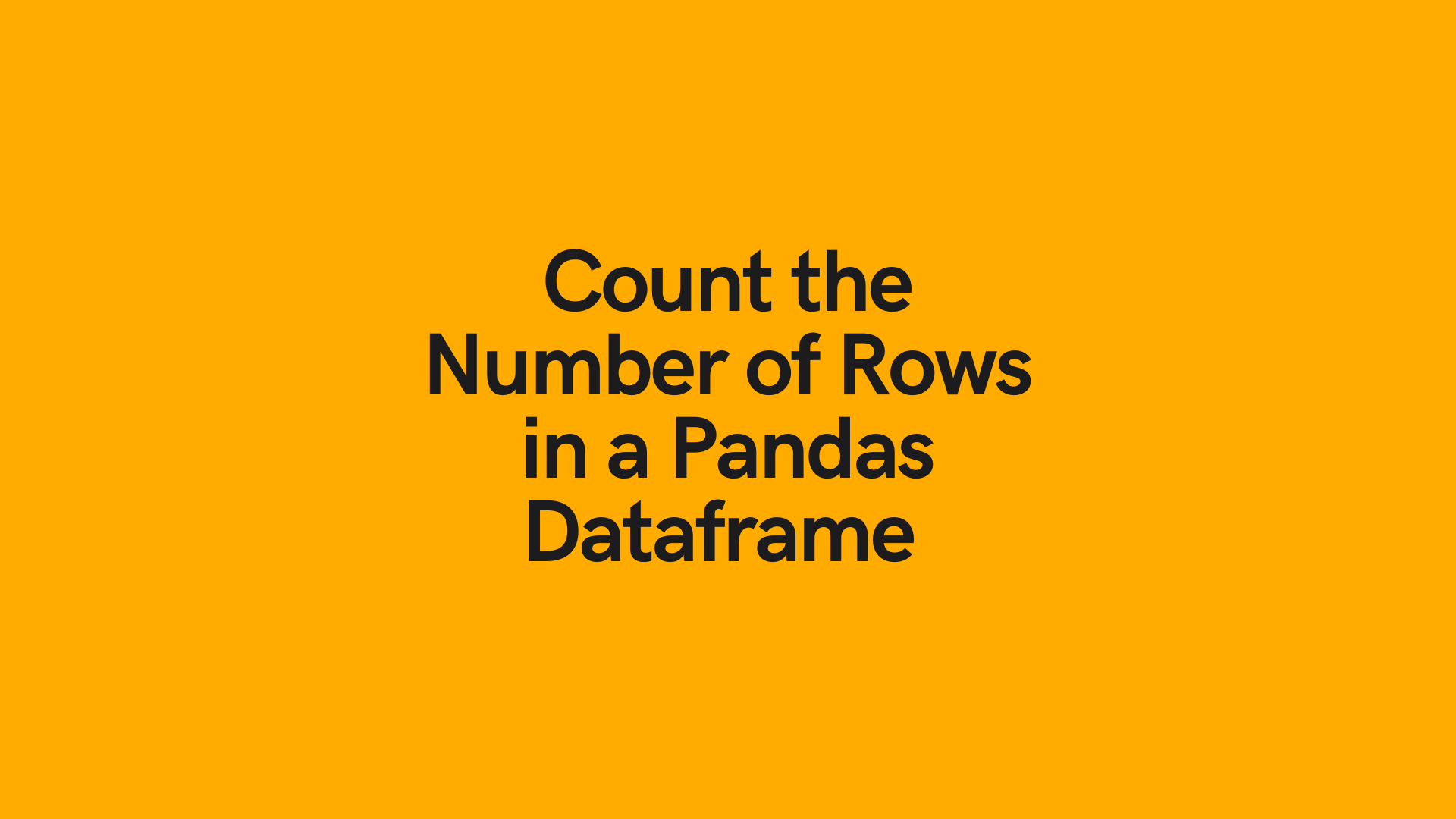 Pandas Dataframe Number Of Nan Values In Column