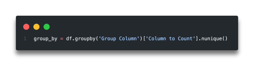 Pandas Count Unique Values In A GroupBy Object Datagy