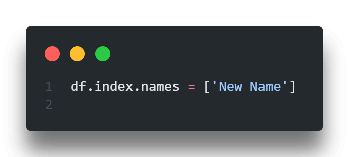 Quick Answer - Pandas Rename Index