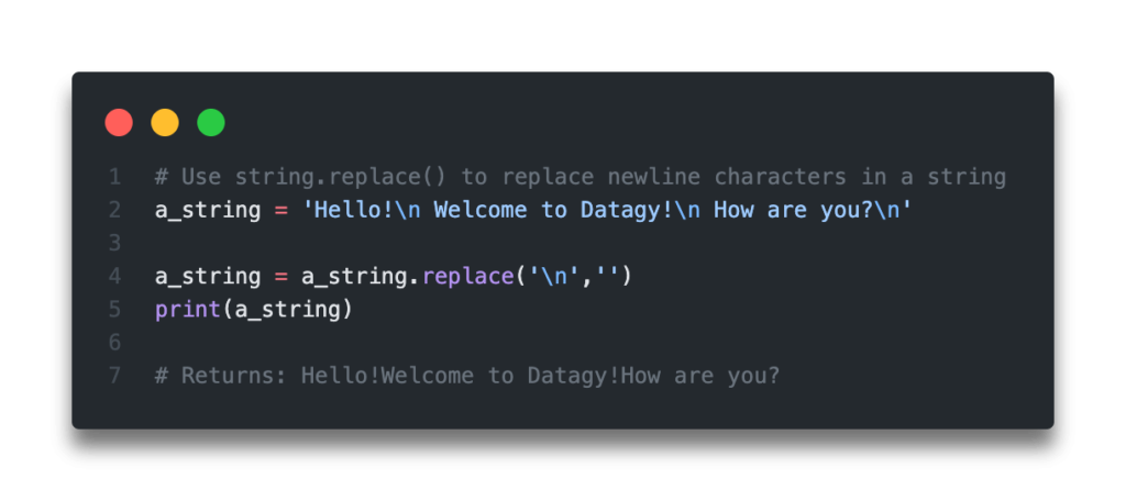 Quick Answer - Python Remove Newline Characters