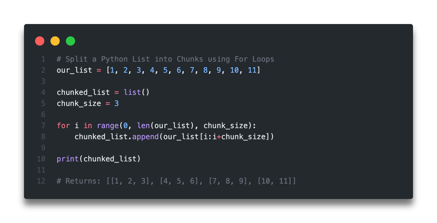 Python Split List Into Arguments