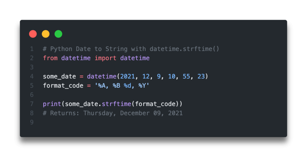 convert string to datetime python no format