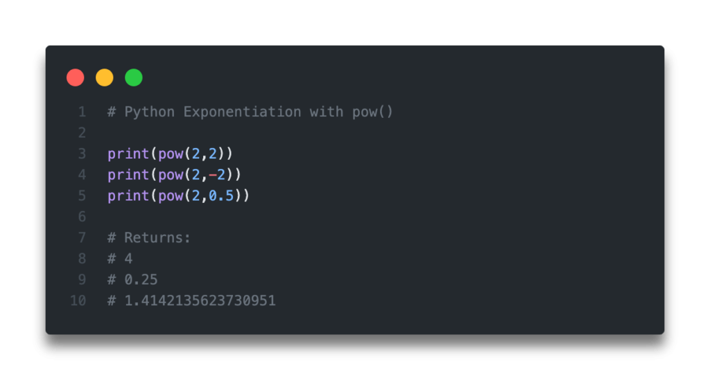 Quick Answer - Python Exponentiation