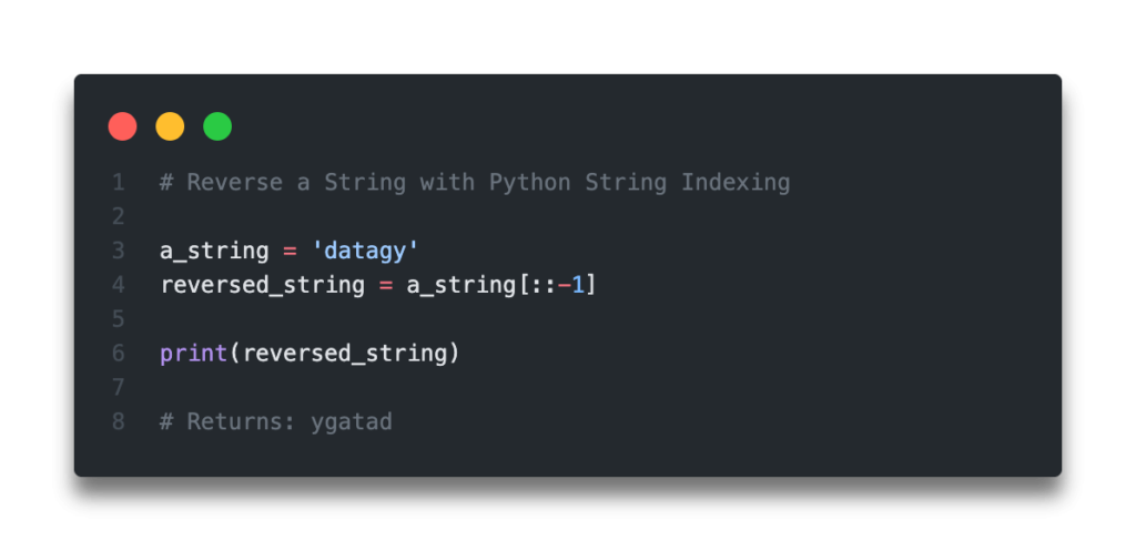 Reverse A String In Python Using Inbuilt Function