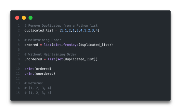 Python: Remove Duplicates From A List (7 Ways) • Datagy