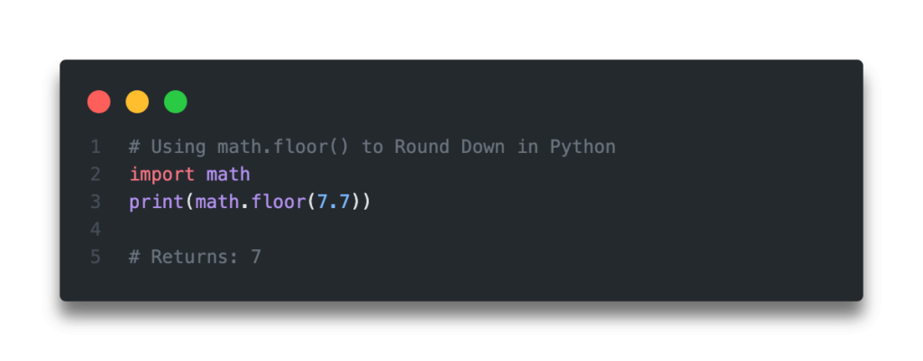 Quick Answer - Round Down with Python Floor