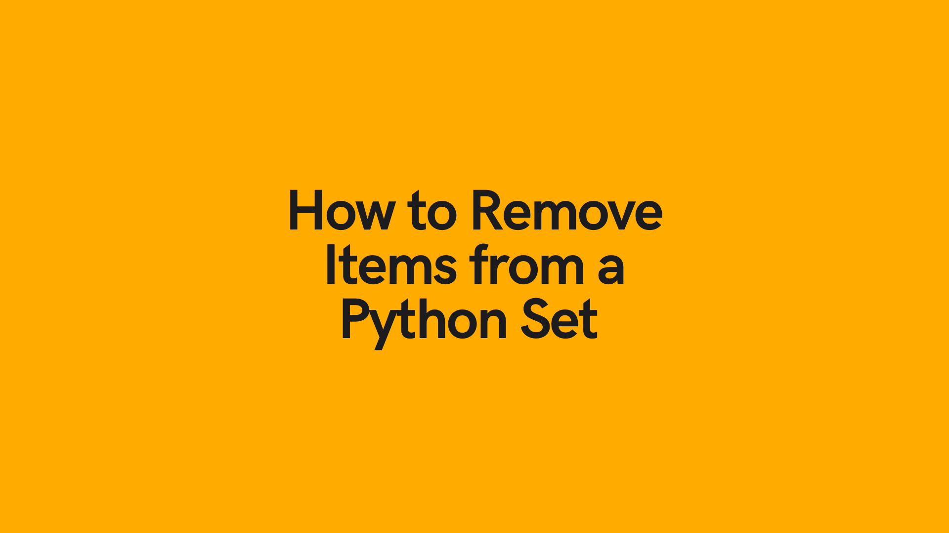 Remove Item From List Python If Exists