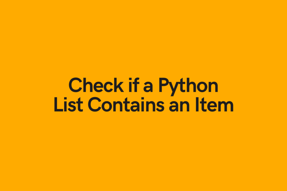 Python Check List Size 0