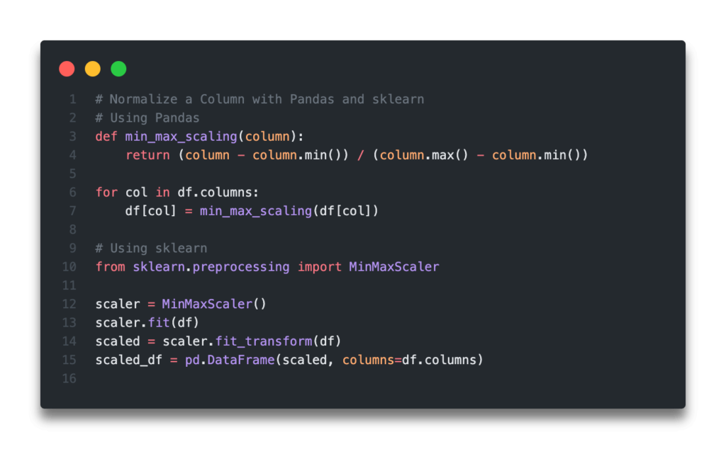 Quick Answer - Normalize a Pandas Column with sklearn