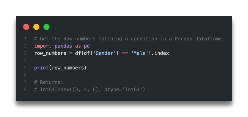 Pandas Get the Row Number from a Dataframe datagy