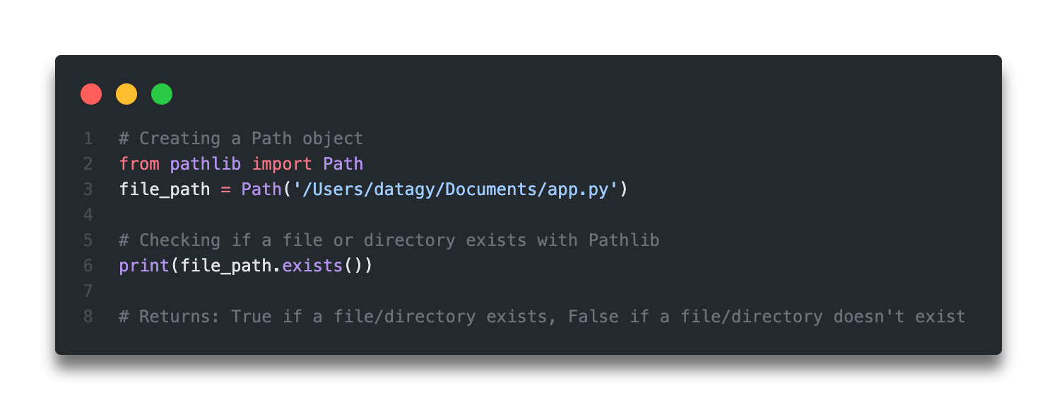 Python: Check if a File or Directory Exists • datagy
