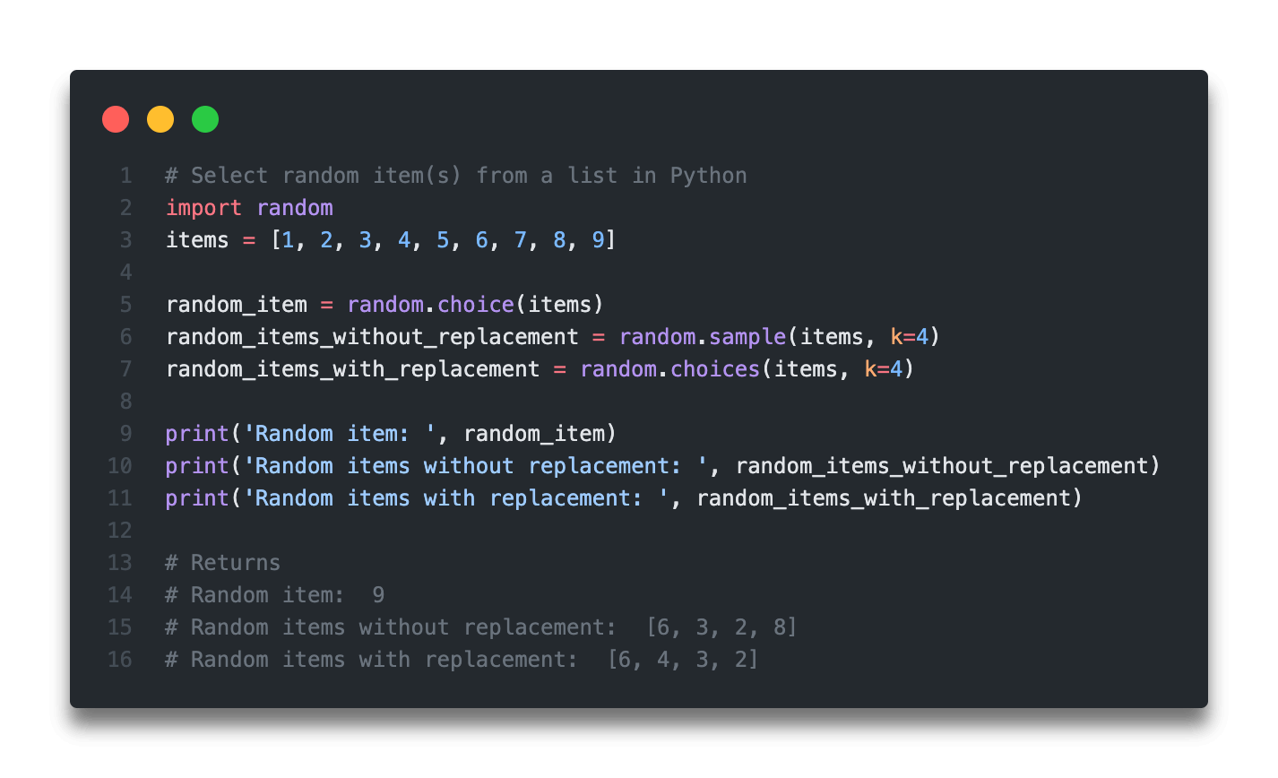 numpy-random-choice-in-python-geeksforgeeks