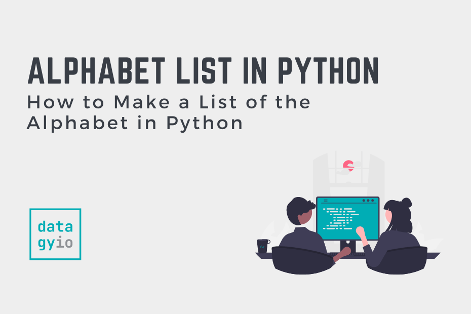 English Alphabet List Python