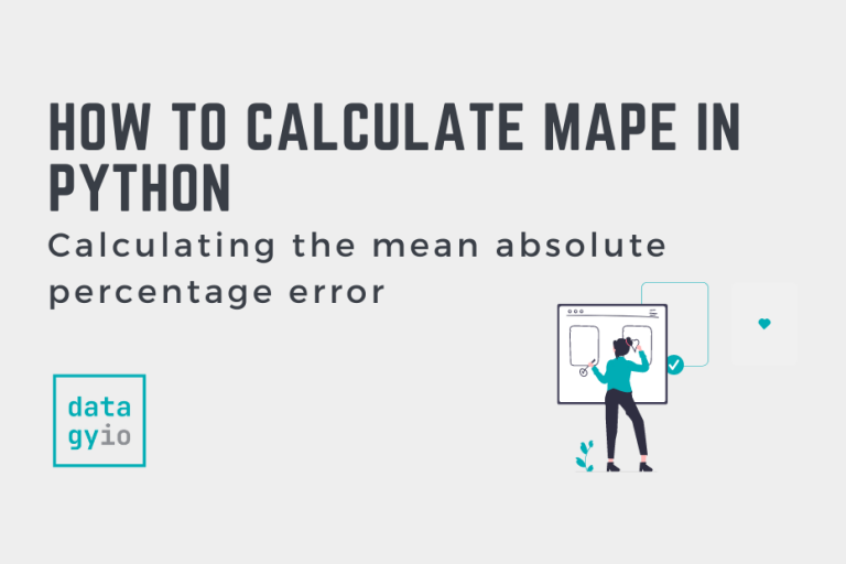 How To Calculate MAPE In Python Cover Image 768x512 