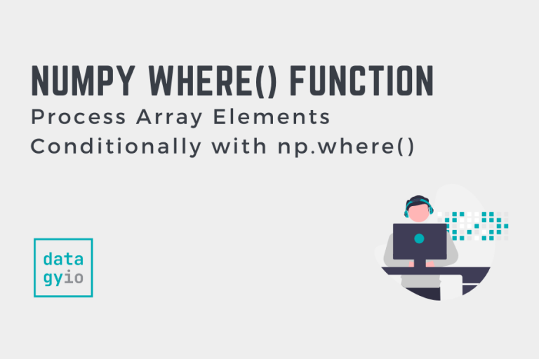 numpy array conditional assignment