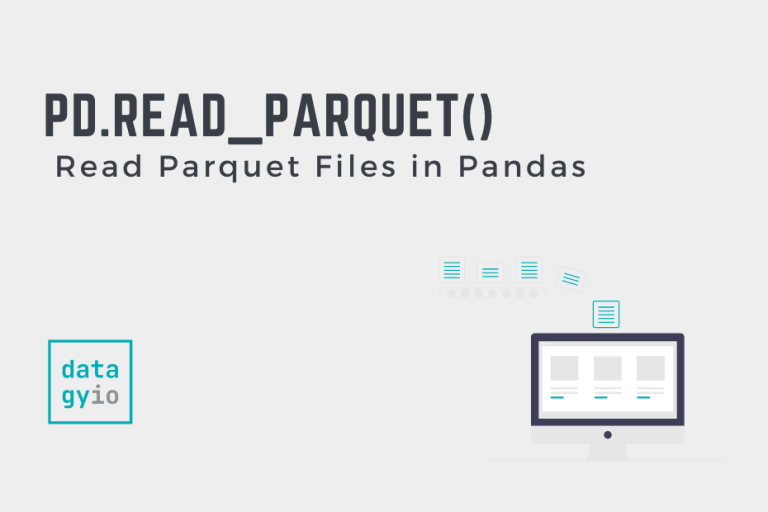 Pandas To Parquet Multiple Files