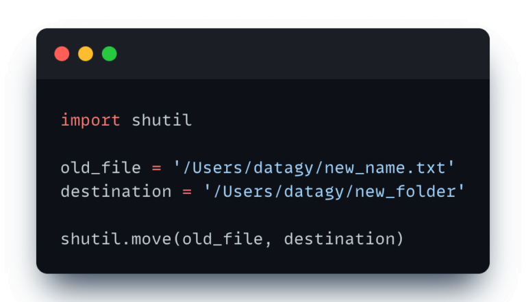 How To Move Files In Python os Shutil Datagy